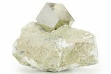 Natural Pyrite Cube In Rock - Navajun, Spain #361863-1